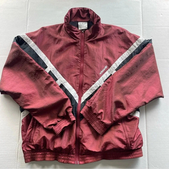 Vintage 90s” Adidas Windbreaker Mens Jacket L - Picture 9 of 13